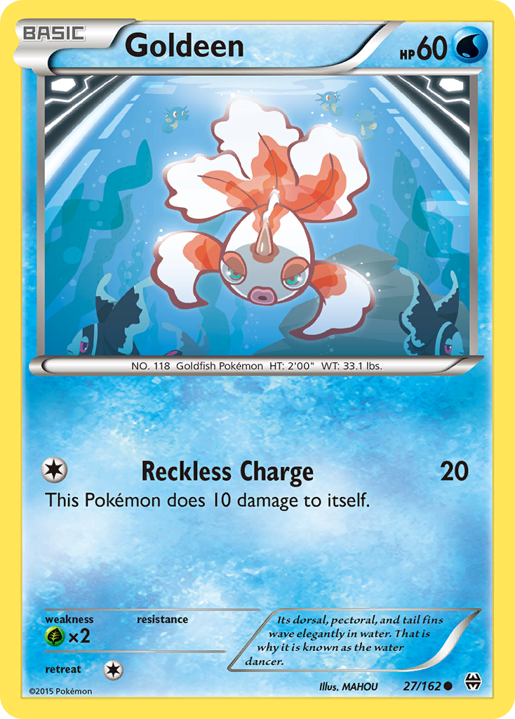 Goldeen (27/162) [XY: BREAKthrough] | Card Merchant Takapuna