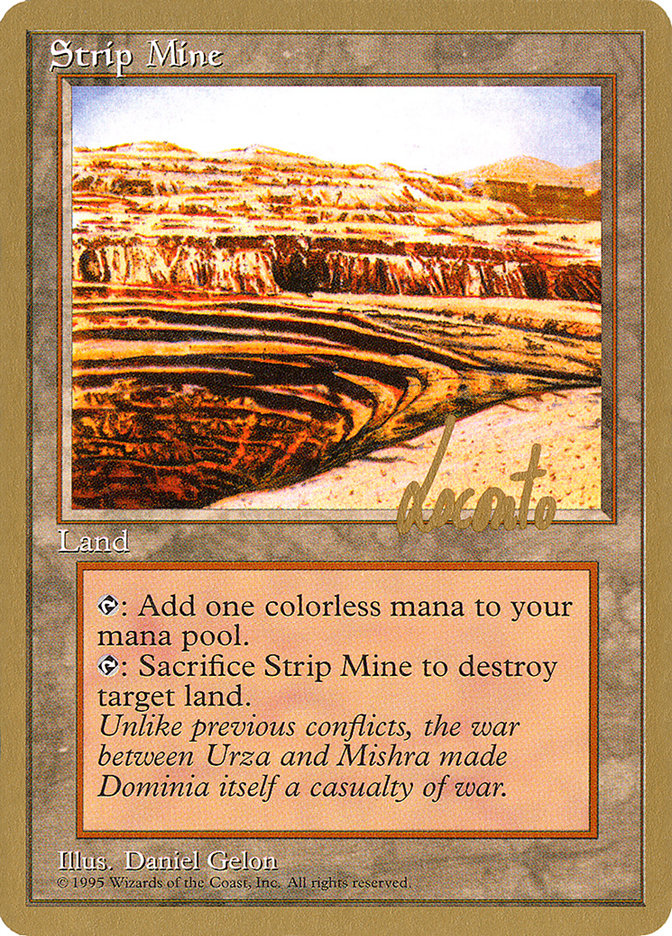 Strip Mine (Michael Loconto) [Pro Tour Collector Set] | Card Merchant Takapuna