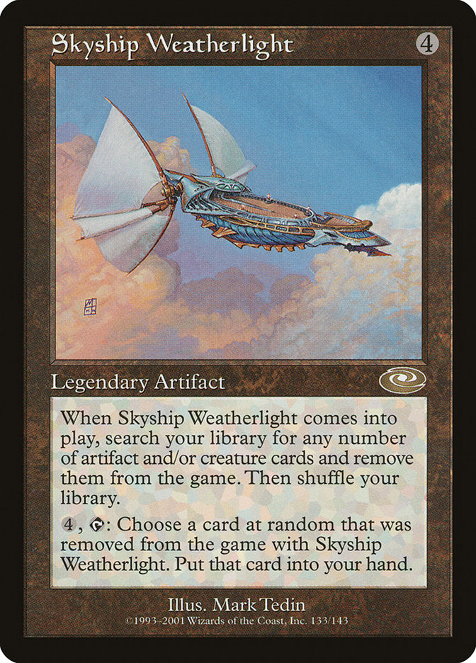 Skyship Weatherlight (Mark Tedin) [Planeshift] | Card Merchant Takapuna