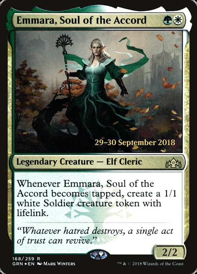 Emmara, Soul of the Accord [Guilds of Ravnica Prerelease Promos] | Card Merchant Takapuna