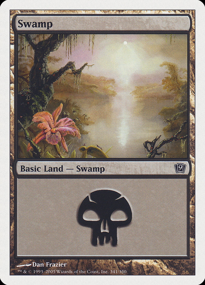 Swamp (341) [Ninth Edition] | Card Merchant Takapuna