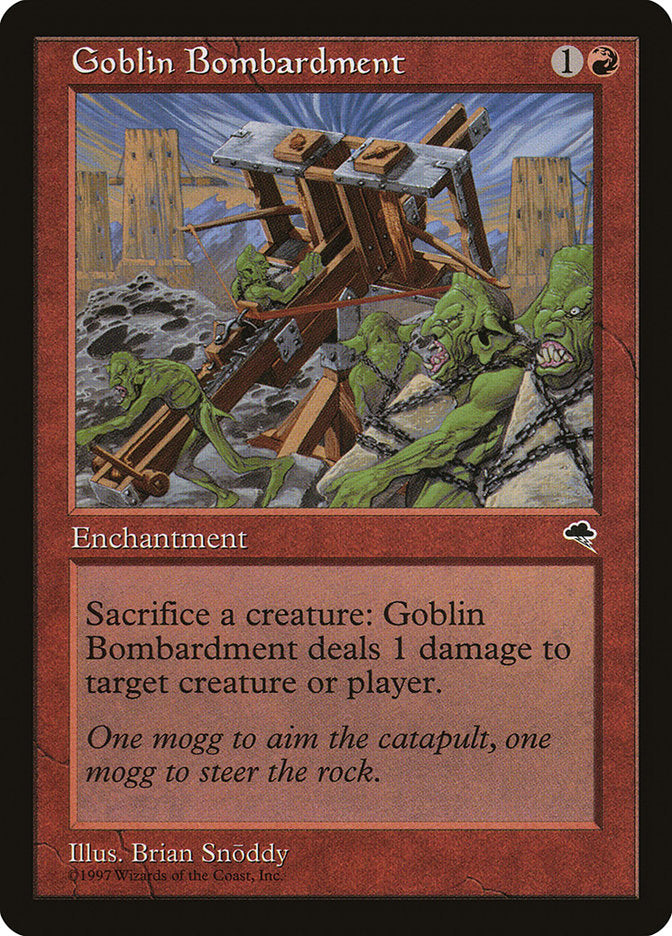 Goblin Bombardment [Tempest] | Card Merchant Takapuna