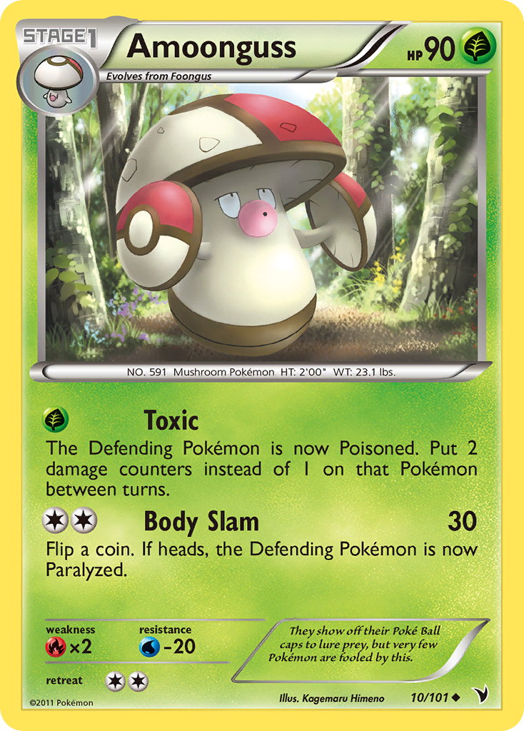 Amoonguss (10/101) [Black & White: Noble Victories] | Card Merchant Takapuna