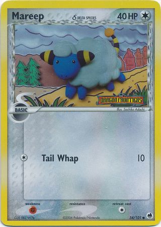 Mareep (54/101) (Delta Species) (Stamped) [EX: Dragon Frontiers] | Card Merchant Takapuna