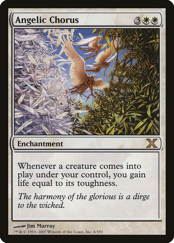 Angelic Chorus [Tenth Edition] | Card Merchant Takapuna