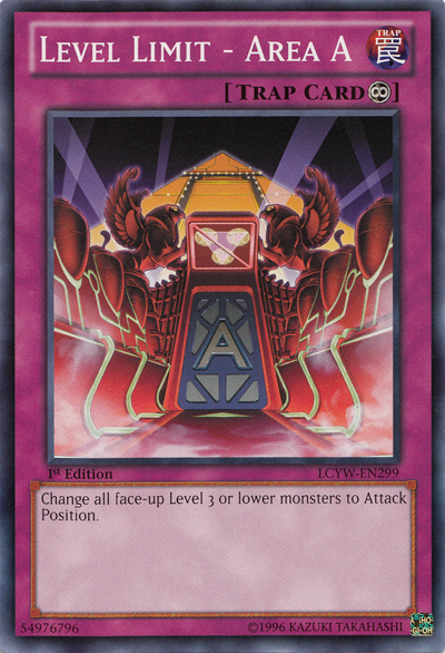 Level Limit - Area A [LCYW-EN299] Common | Card Merchant Takapuna