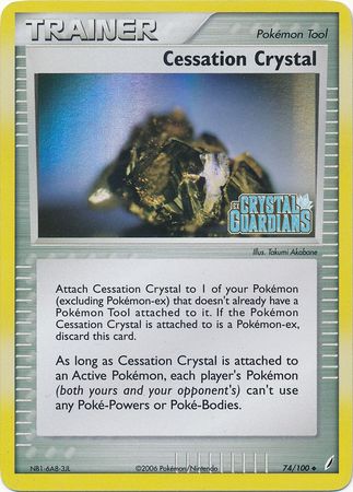 Cessation Crystal (74/100) (Stamped) [EX: Crystal Guardians] | Card Merchant Takapuna