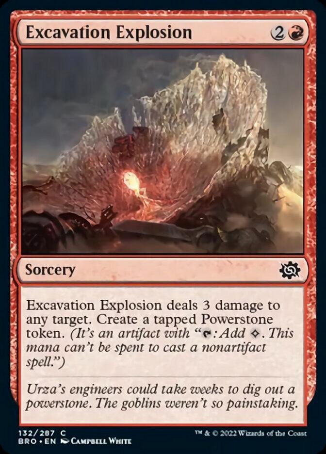 Excavation Explosion [The Brothers' War] | Card Merchant Takapuna