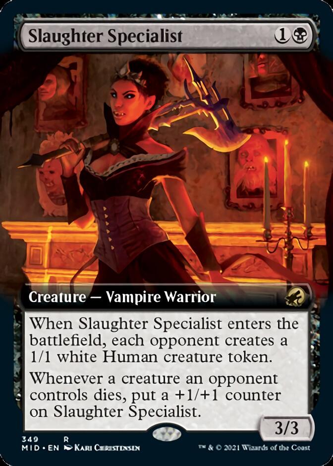 Slaughter Specialist (Extended Art) [Innistrad: Midnight Hunt] | Card Merchant Takapuna