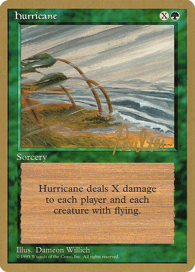 Hurricane (Preston Poulter) [Pro Tour Collector Set] | Card Merchant Takapuna