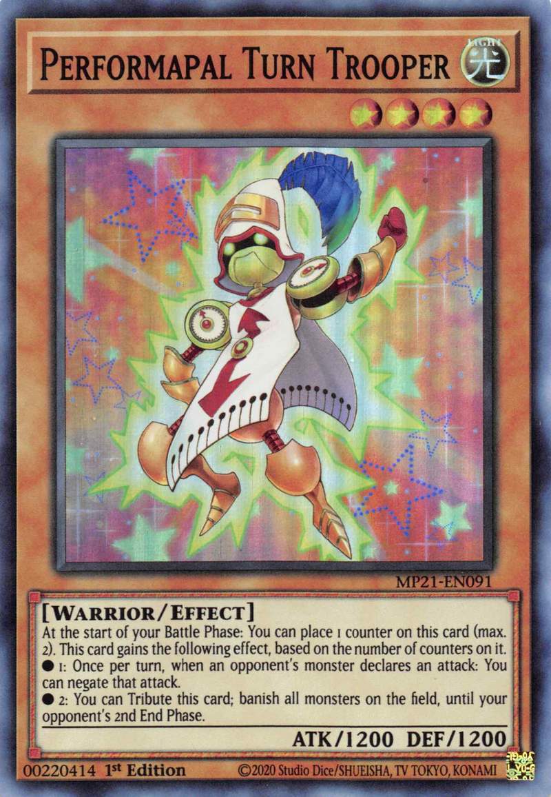 Performapal Turn Trooper [MP21-EN091] Super Rare | Card Merchant Takapuna