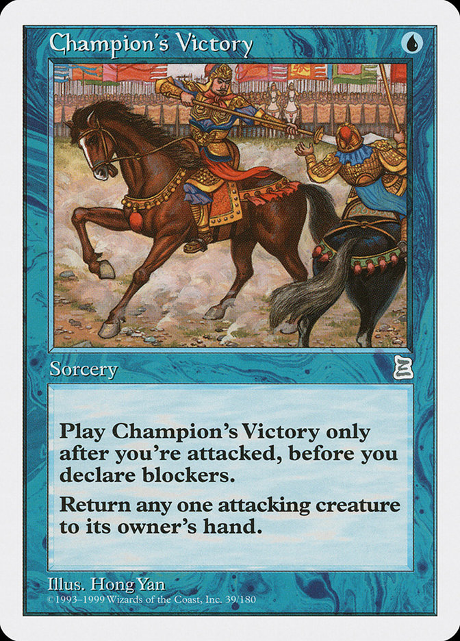 Champion's Victory [Portal Three Kingdoms] | Card Merchant Takapuna