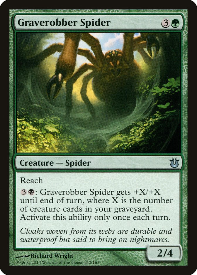 Graverobber Spider [Born of the Gods] | Card Merchant Takapuna