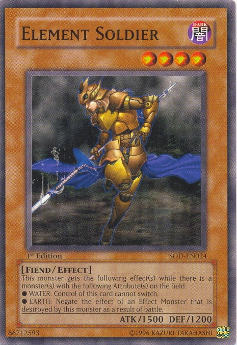 Element Soldier [SOD-EN024] Common | Card Merchant Takapuna