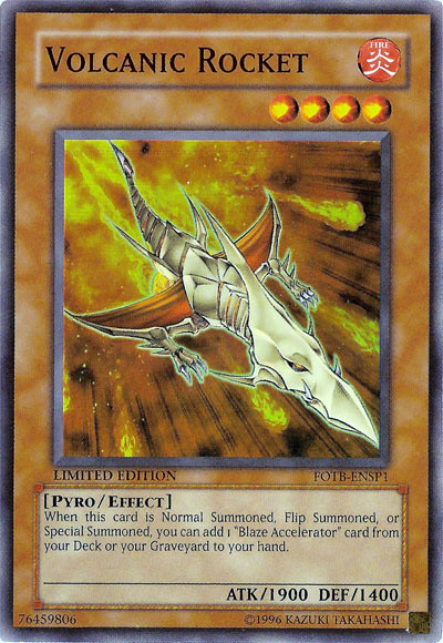 Volcanic Rocket [FOTB-ENSP1] Super Rare | Card Merchant Takapuna