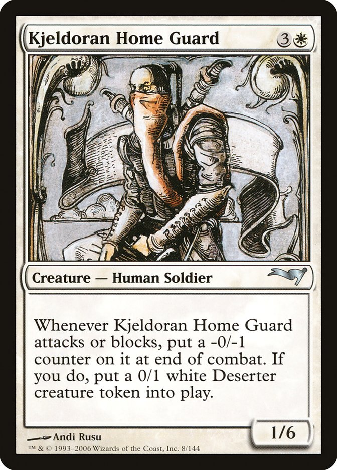 Kjeldoran Home Guard [Coldsnap Theme Decks] | Card Merchant Takapuna