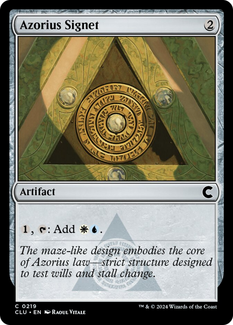 Azorius Signet [Ravnica: Clue Edition] | Card Merchant Takapuna