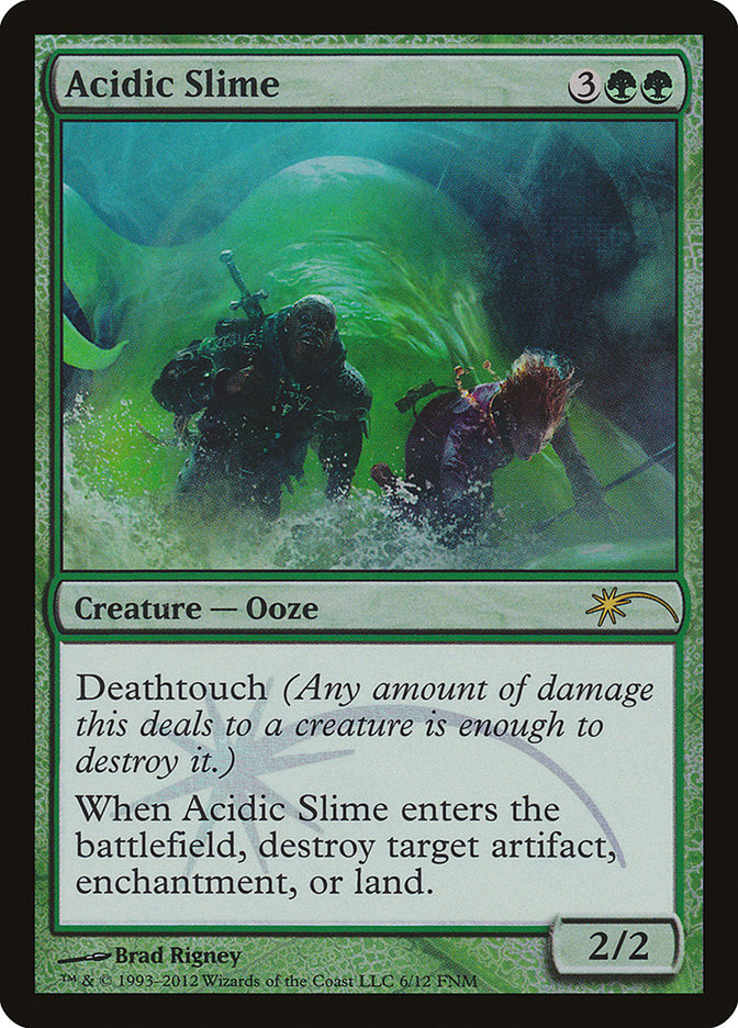 Acidic Slime [Friday Night Magic 2012] | Card Merchant Takapuna