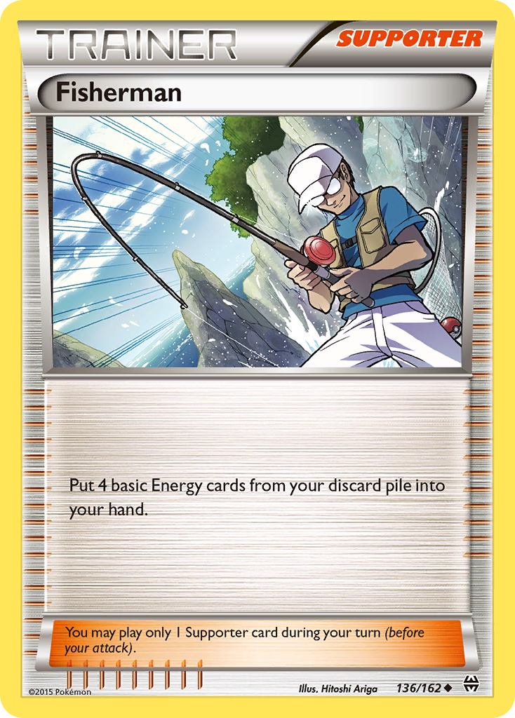 Fisherman (136/162) [XY: BREAKthrough] | Card Merchant Takapuna