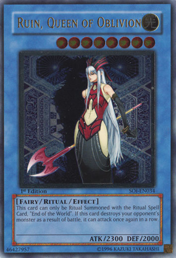 Ruin, Queen of Oblivion (UTR) [SOI-EN034] Ultimate Rare | Card Merchant Takapuna