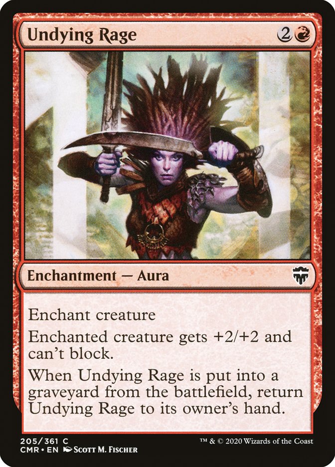 Undying Rage [Commander Legends] | Card Merchant Takapuna