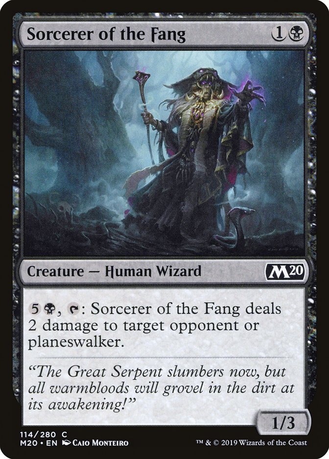 Sorcerer of the Fang [Core Set 2020] | Card Merchant Takapuna