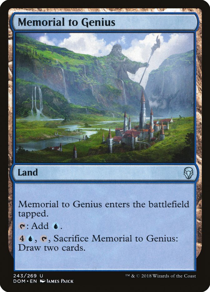 Memorial to Genius [Dominaria] | Card Merchant Takapuna