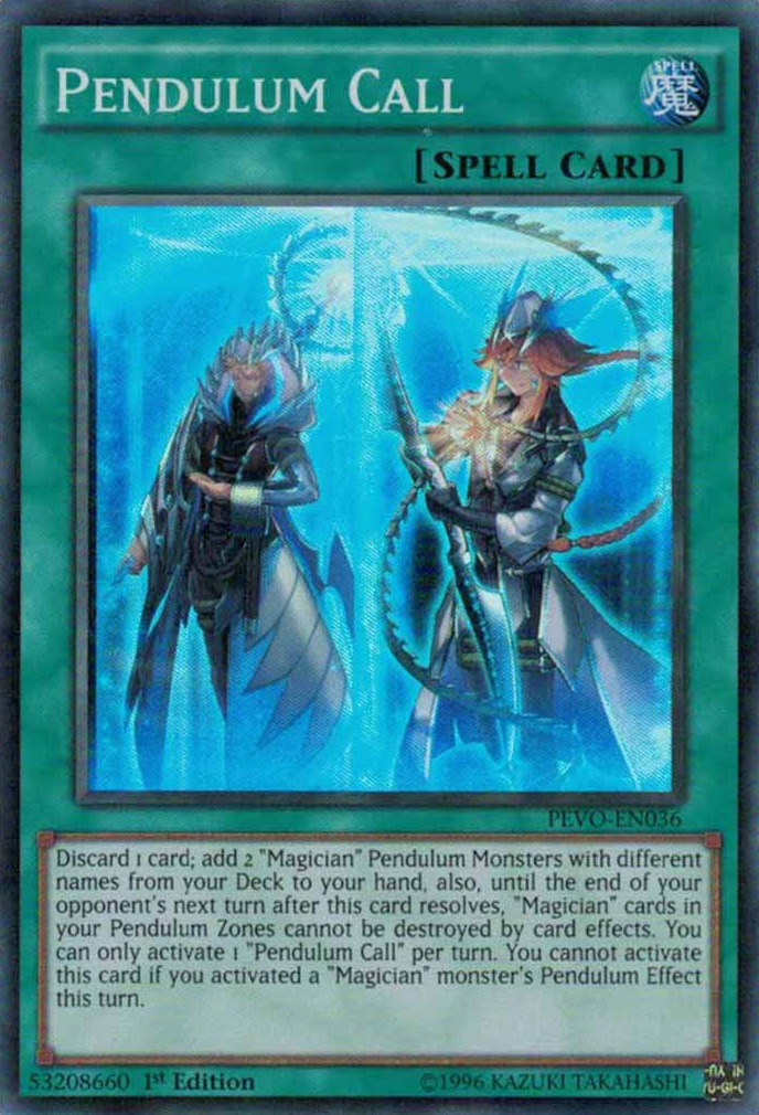 Pendulum Call [PEVO-EN036] Super Rare | Card Merchant Takapuna