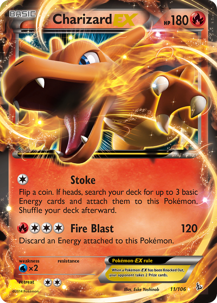 Charizard EX (11/106) [XY: Flashfire] | Card Merchant Takapuna