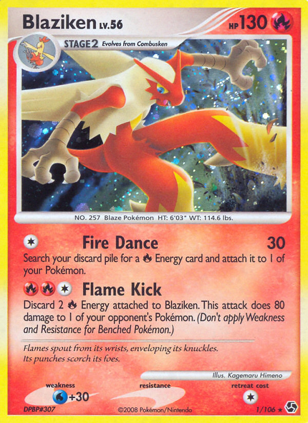 Blaziken (1/106) [Diamond & Pearl: Great Encounters] | Card Merchant Takapuna