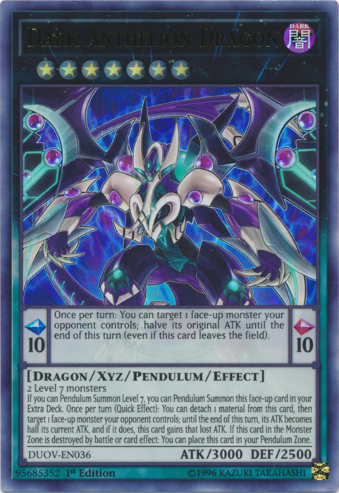 Dark Anthelion Dragon [DUOV-EN036] Ultra Rare | Card Merchant Takapuna