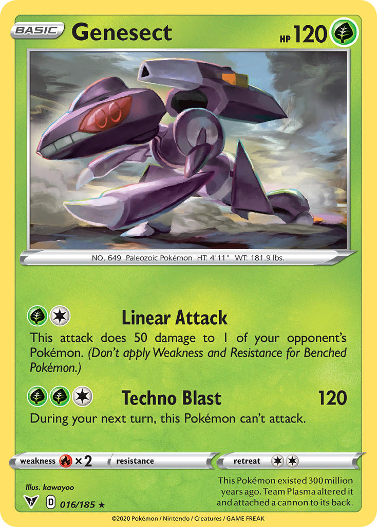 Genesect (016/185) [Sword & Shield: Vivid Voltage] | Card Merchant Takapuna