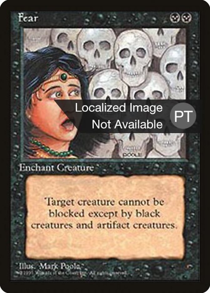 Fear [Fourth Edition (Foreign Black Border)] | Card Merchant Takapuna