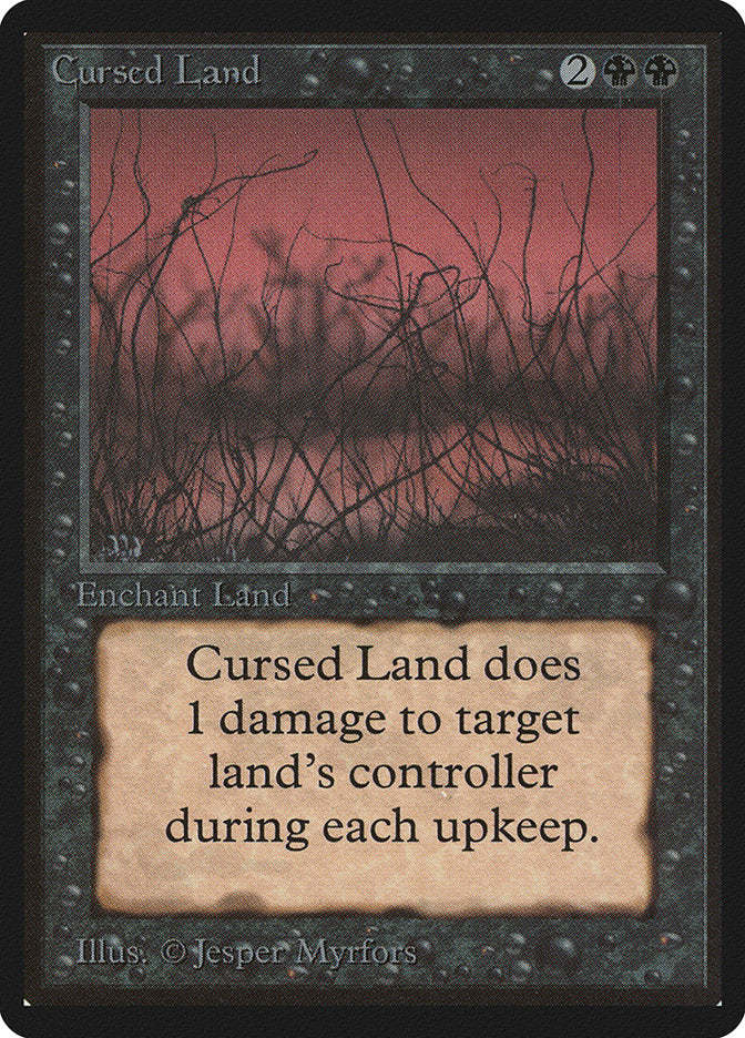 Cursed Land [Beta Edition] | Card Merchant Takapuna