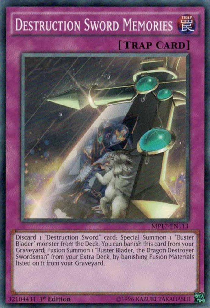 Destruction Sword Memories [MP17-EN113] Common | Card Merchant Takapuna