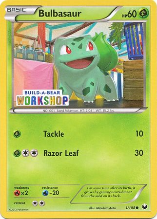 Bulbasaur (1/108) (Build A Bear Workshop Exclusive) [Black & White: Dark Explorers] | Card Merchant Takapuna