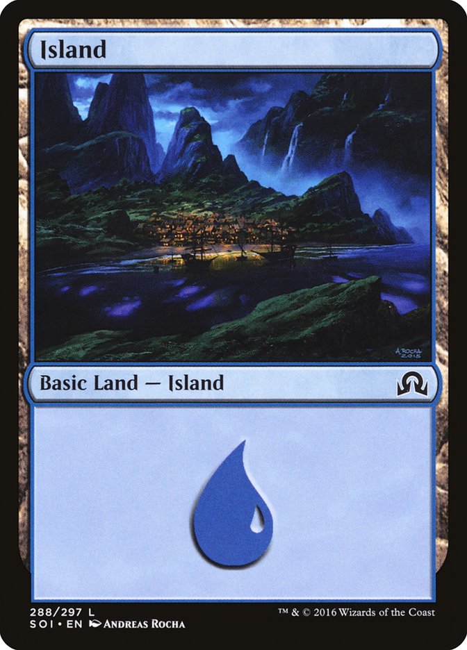 Island (288) [Shadows over Innistrad] | Card Merchant Takapuna