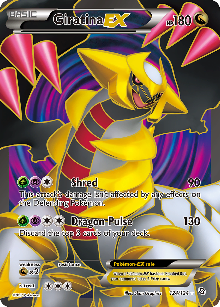 Giratina EX (124/124) [Black & White: Dragons Exalted] | Card Merchant Takapuna