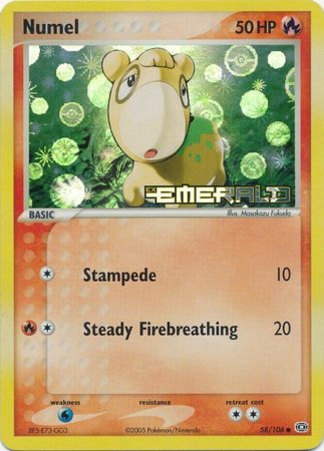 Numel (58/106) (Stamped) [EX: Emerald] | Card Merchant Takapuna