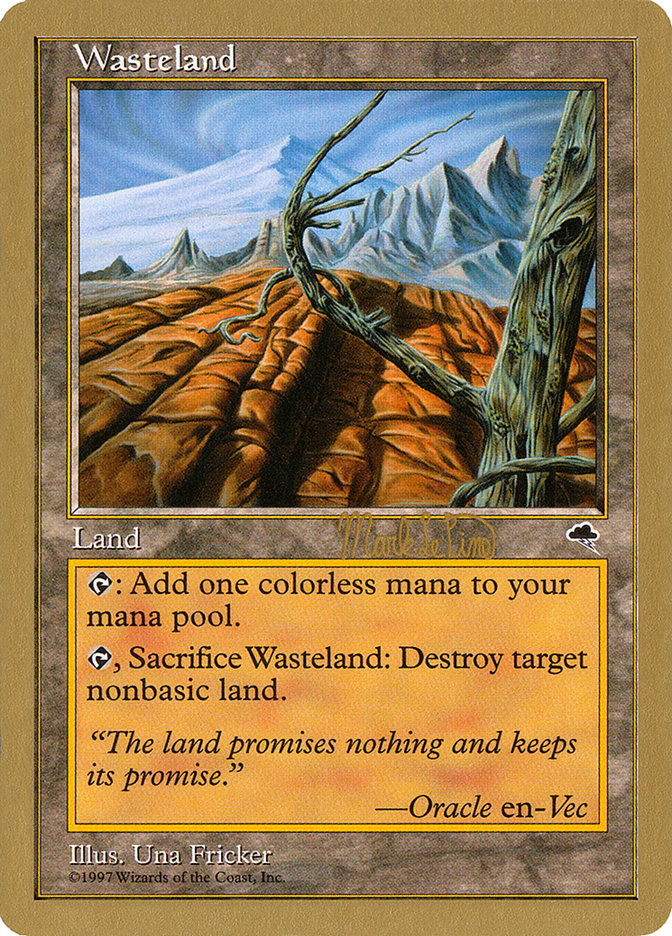 Wasteland (Mark Le Pine) [World Championship Decks 1999] | Card Merchant Takapuna