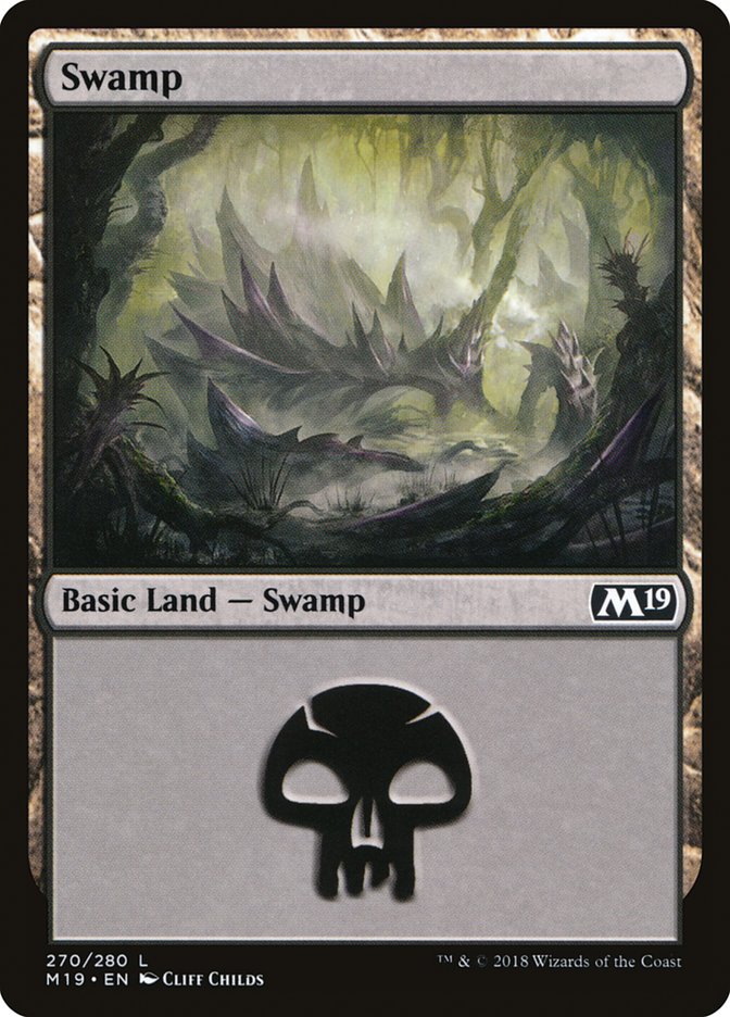 Swamp (270) [Core Set 2019] | Card Merchant Takapuna