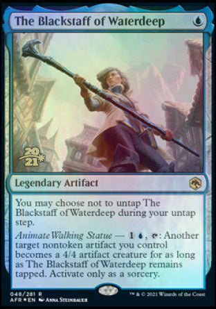 The Blackstaff of Waterdeep [Dungeons & Dragons: Adventures in the Forgotten Realms Prerelease Promos] | Card Merchant Takapuna