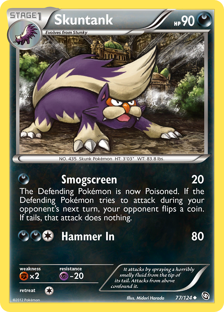 Skuntank (77/124) [Black & White: Dragons Exalted] | Card Merchant Takapuna