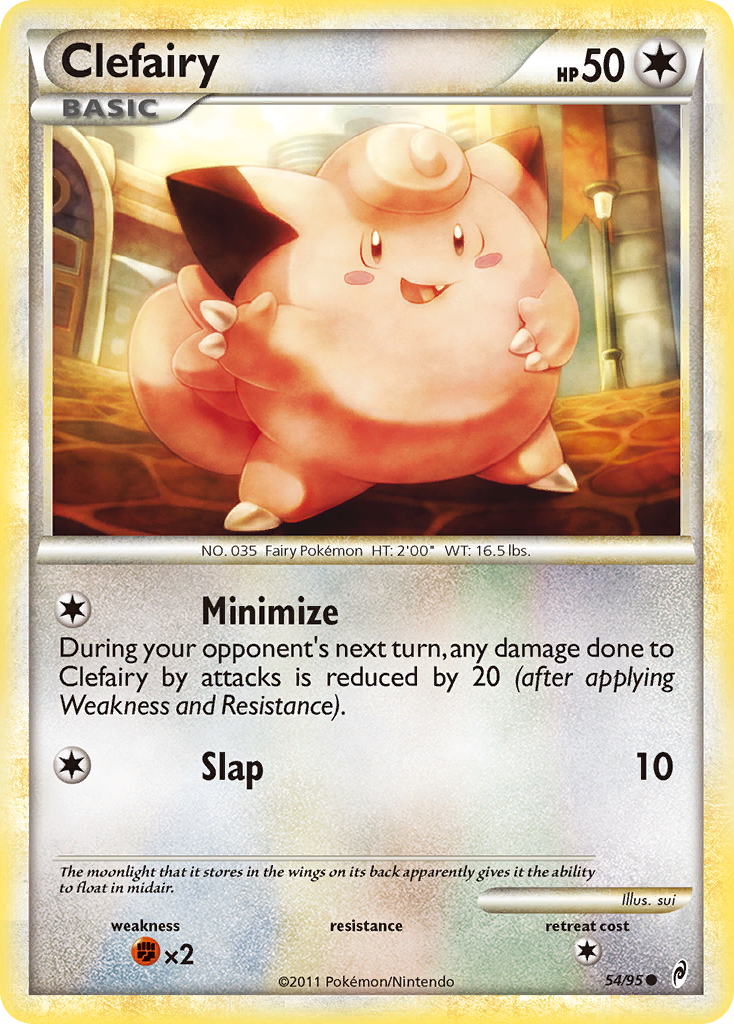 Clefairy (54/95) [HeartGold & SoulSilver: Call of Legends] | Card Merchant Takapuna