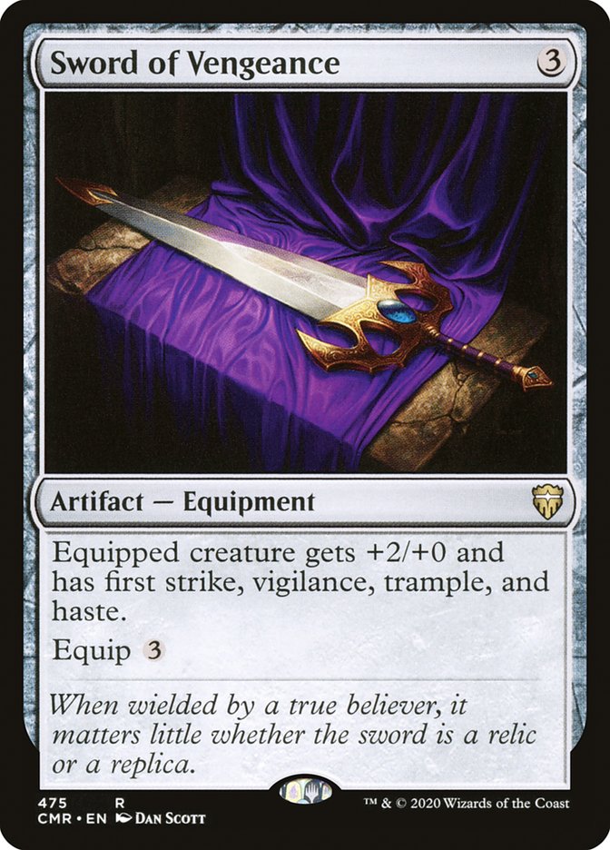 Sword of Vengeance [Commander Legends] | Card Merchant Takapuna