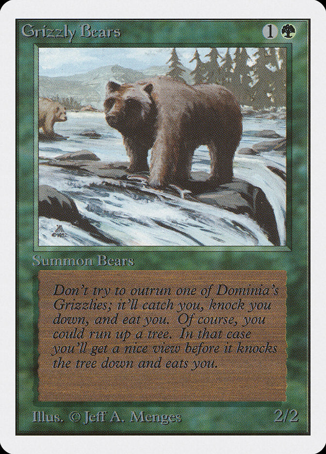 Grizzly Bears [Unlimited Edition] | Card Merchant Takapuna