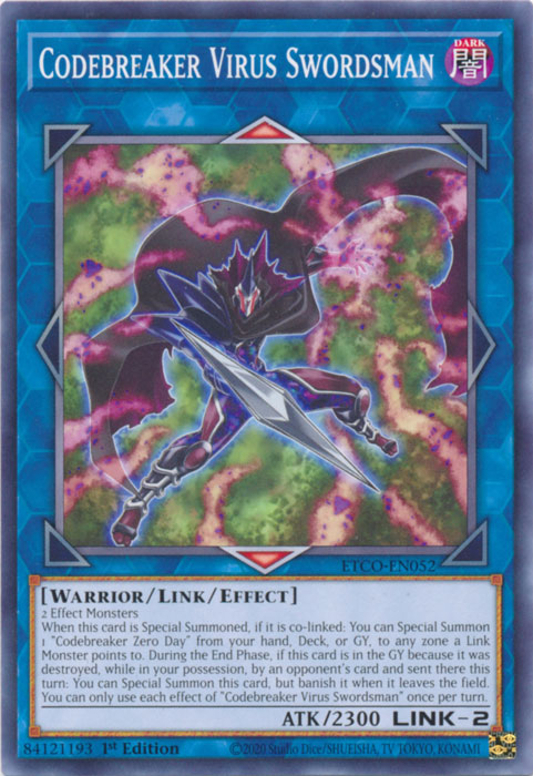 Codebreaker Virus Swordsman [ETCO-EN052] Common | Card Merchant Takapuna