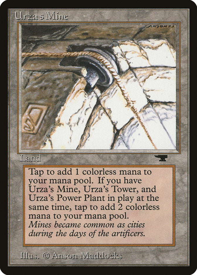 Urza's Mine (Pulley Embedded in Stone) [Antiquities] | Card Merchant Takapuna