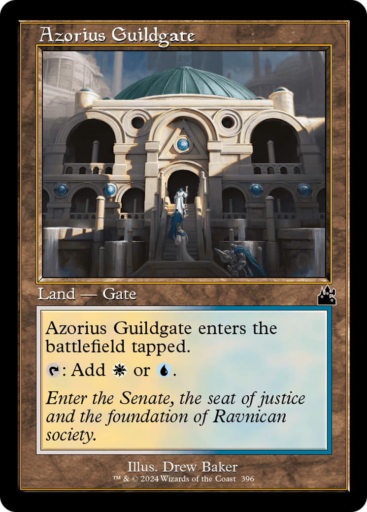 Azorius Guildgate (Retro Frame) [Ravnica Remastered] | Card Merchant Takapuna
