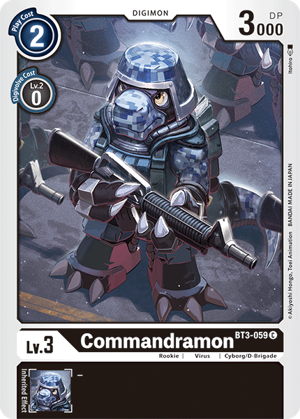 Commandramon [BT3-059] [Release Special Booster Ver.1.5] | Card Merchant Takapuna